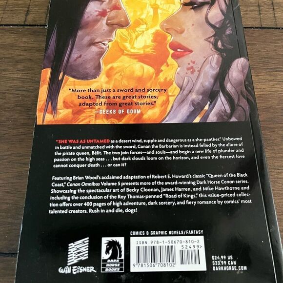 Conan Omnibus Vol. 5 Piracy & Passion Dark Horse 2018‎ TPB Roy Thomas Brian Wood - Picture 3 of 4